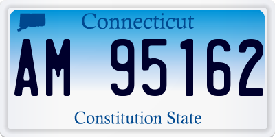 CT license plate AM95162