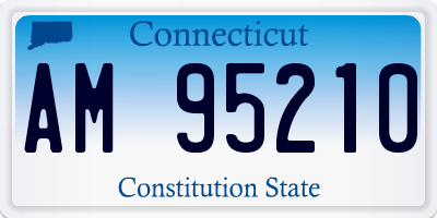 CT license plate AM95210