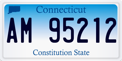 CT license plate AM95212