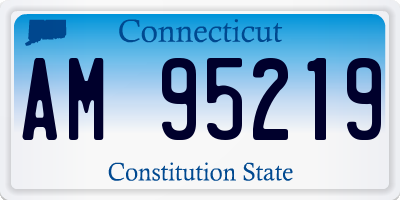 CT license plate AM95219