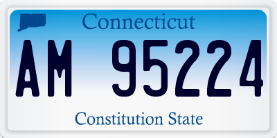 CT license plate AM95224