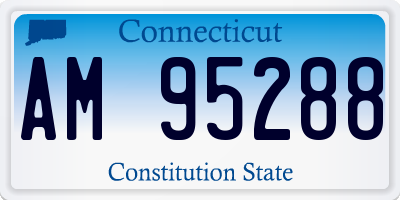 CT license plate AM95288