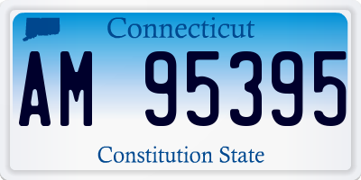 CT license plate AM95395