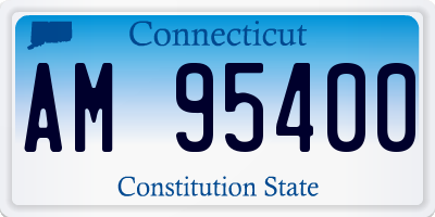 CT license plate AM95400