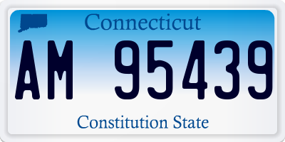 CT license plate AM95439