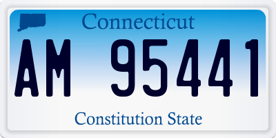 CT license plate AM95441