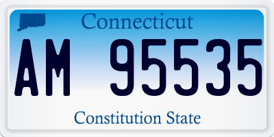 CT license plate AM95535