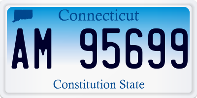 CT license plate AM95699