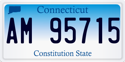 CT license plate AM95715