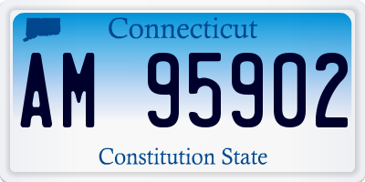 CT license plate AM95902