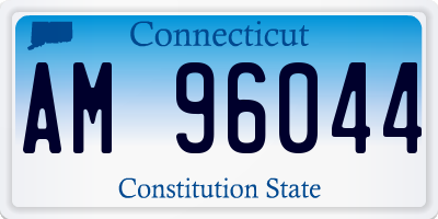CT license plate AM96044