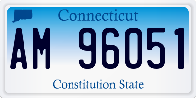 CT license plate AM96051