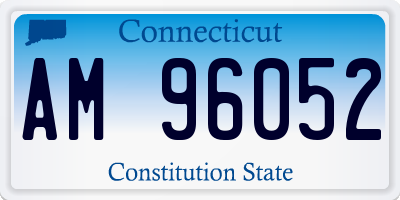 CT license plate AM96052