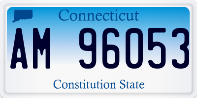 CT license plate AM96053
