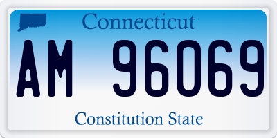 CT license plate AM96069