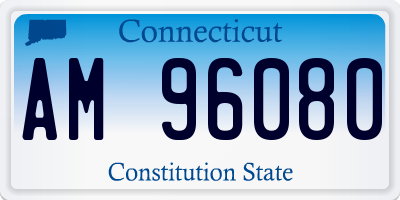 CT license plate AM96080