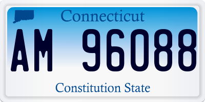 CT license plate AM96088