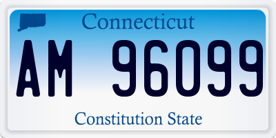 CT license plate AM96099