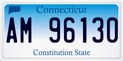 CT license plate AM96130