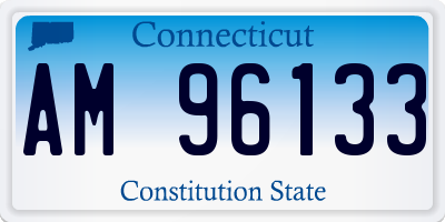 CT license plate AM96133