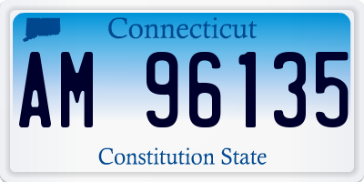 CT license plate AM96135