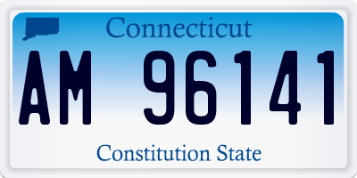 CT license plate AM96141