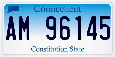CT license plate AM96145