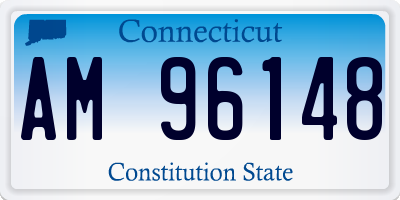 CT license plate AM96148