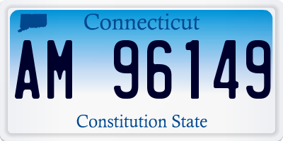 CT license plate AM96149