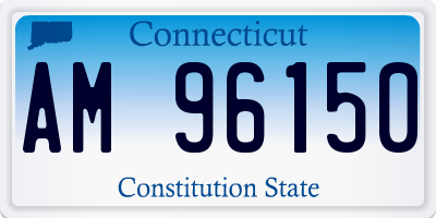 CT license plate AM96150