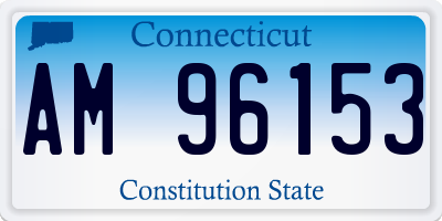 CT license plate AM96153
