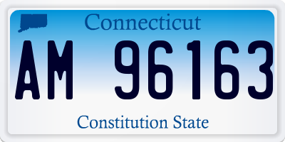 CT license plate AM96163