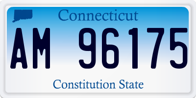 CT license plate AM96175