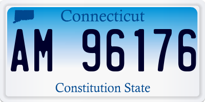 CT license plate AM96176