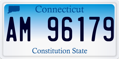 CT license plate AM96179
