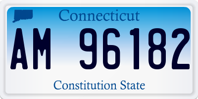CT license plate AM96182