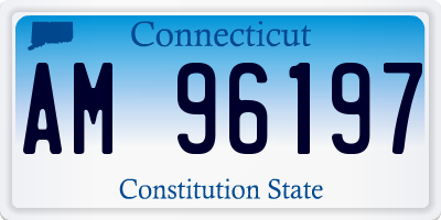 CT license plate AM96197