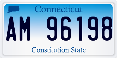CT license plate AM96198