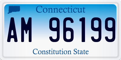 CT license plate AM96199