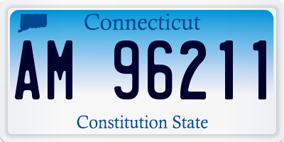 CT license plate AM96211