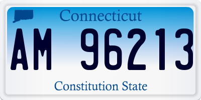 CT license plate AM96213