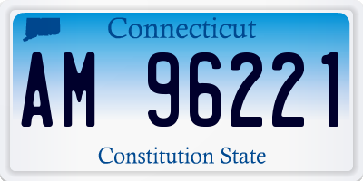 CT license plate AM96221