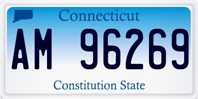 CT license plate AM96269