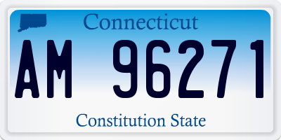 CT license plate AM96271