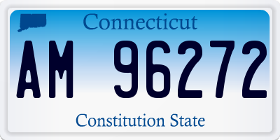 CT license plate AM96272