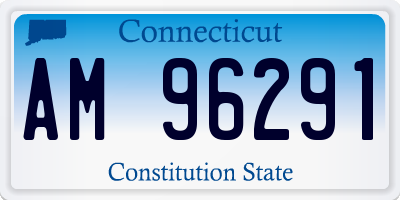 CT license plate AM96291