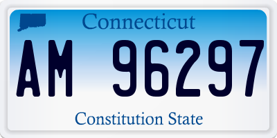 CT license plate AM96297