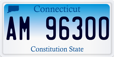 CT license plate AM96300