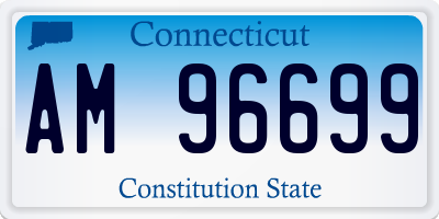 CT license plate AM96699