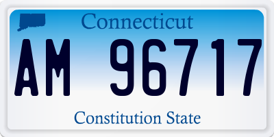 CT license plate AM96717